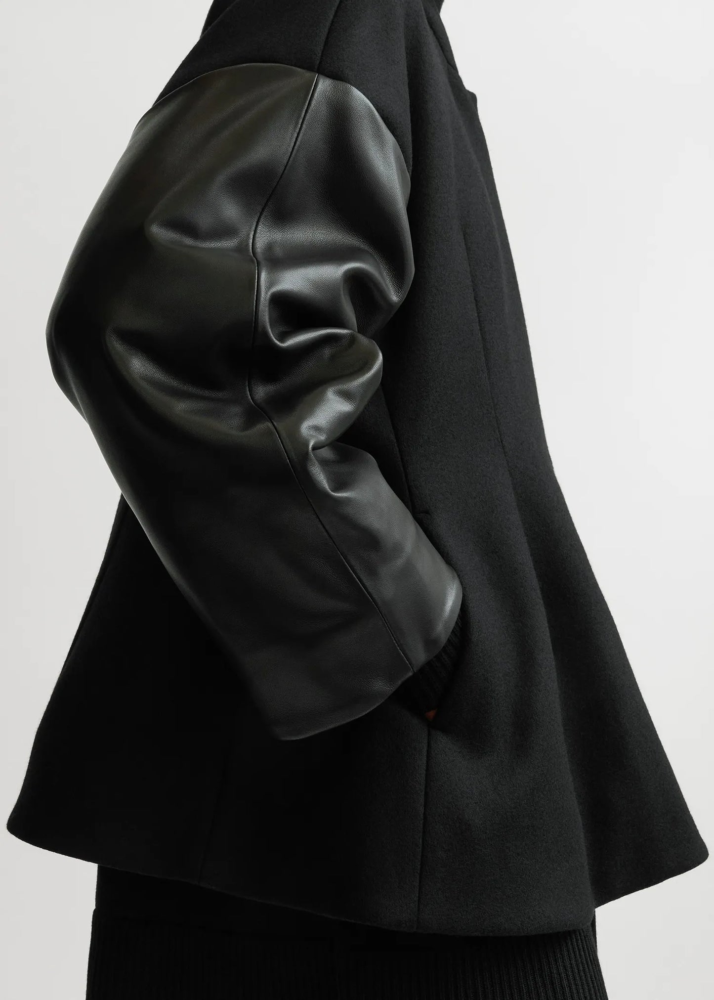 Jacke Varsity Wool in Black