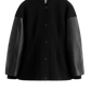 Jacke Varsity Wool in Black