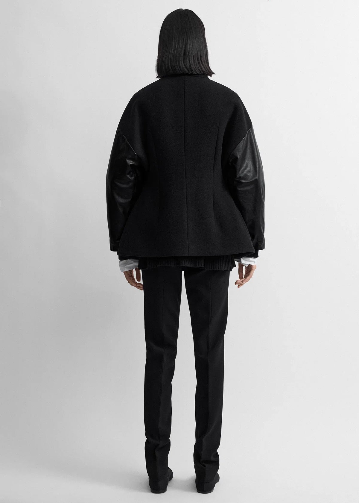 Jacke Varsity Wool in Black