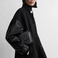 Jacke Varsity Wool in Black