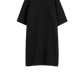 Kleid Cocoon Crepe in Black