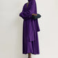 Kleid Rounded Neckline in Amethyst