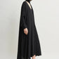 Kleid Rounded Neckline in Black