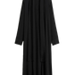 Kleid Rounded Neckline in Black