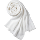 Schal Crinkled in White