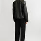 Lederjacke Scarf TOTEME in Black