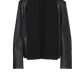 Lederjacke Scarf TOTEME in Black