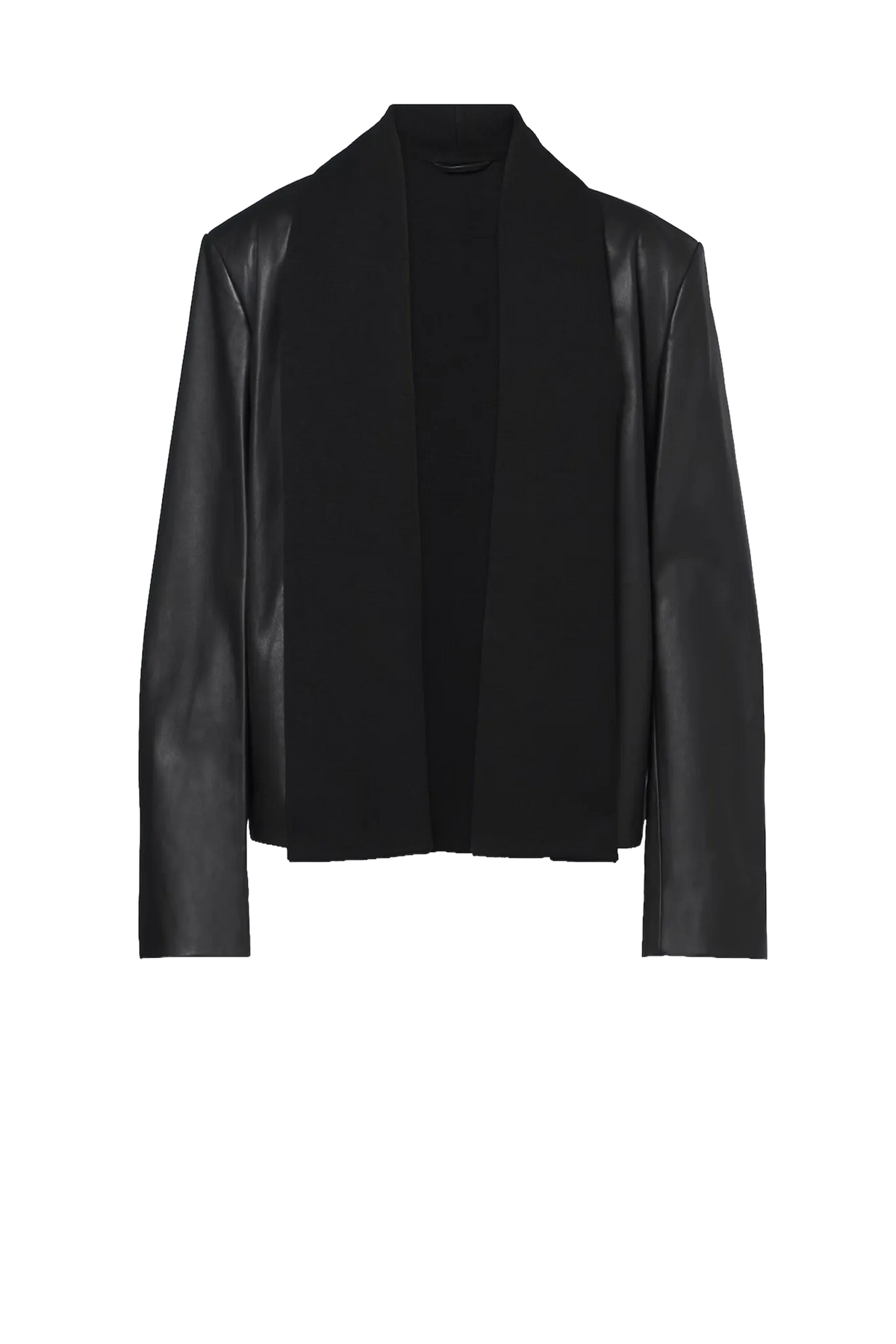 Lederjacke Scarf TOTEME in Black