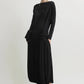 Longsleeve Boatneck Jersey in Black