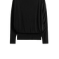Longsleeve Boatneck Jersey in Black