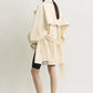 Mantel Washed Cotton Trench in Stone