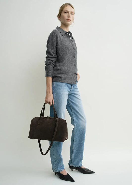Tasche Medium Suede Day in Brown