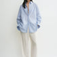 Oversized Shirt Summer in Sky