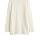 Pullover Long Open Weave in Off-White