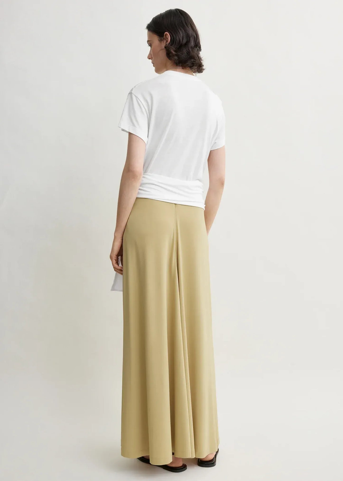Rock Flared Jersey in Chai