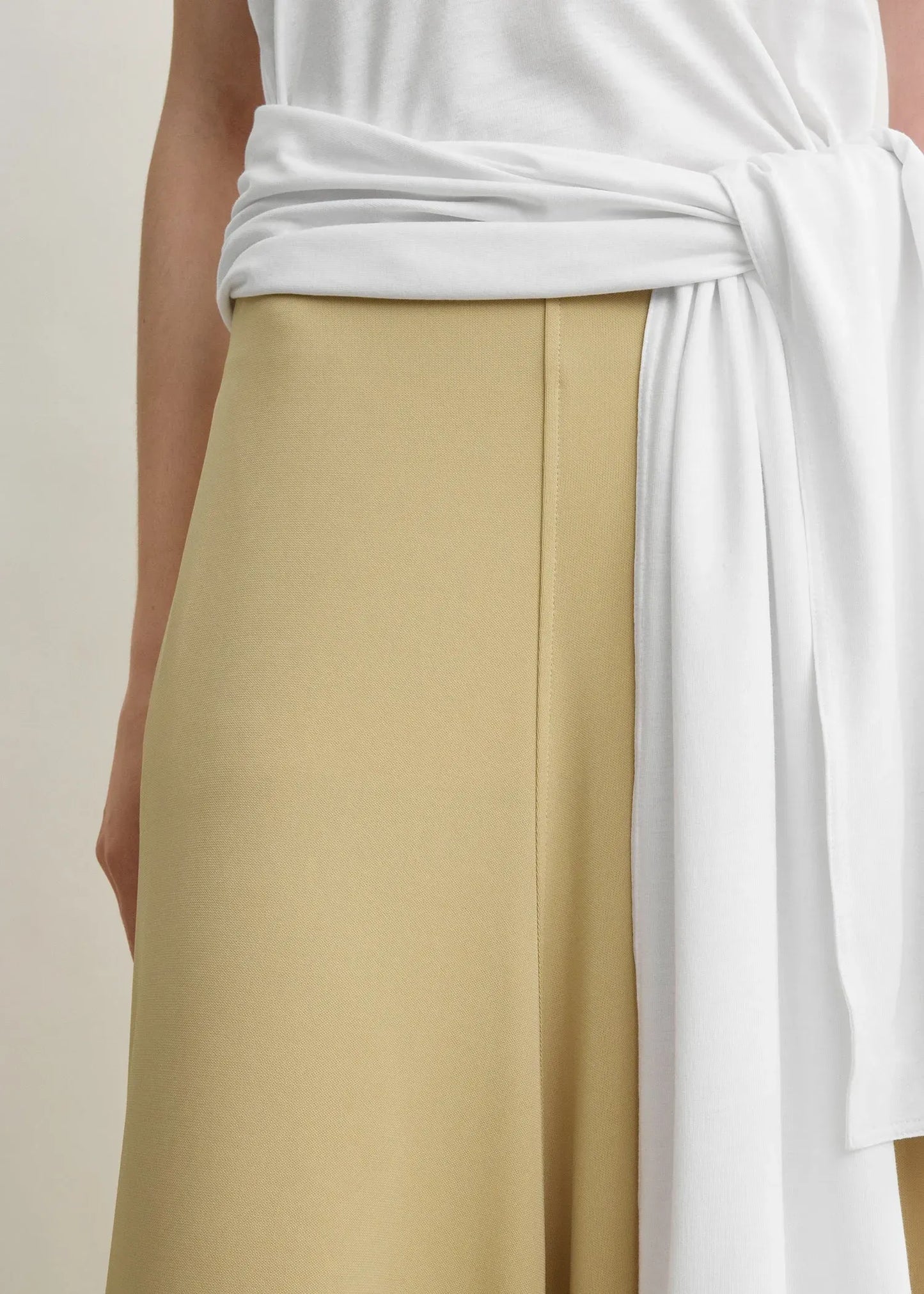 Rock Flared Jersey in Chai