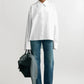 Shirt Boxy Poplin in White