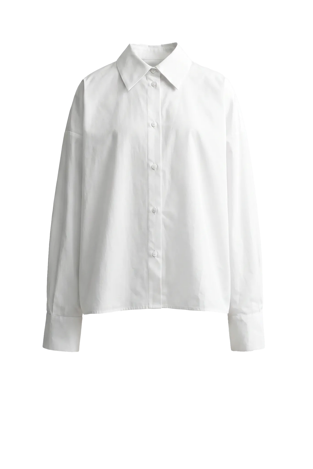 Shirt Boxy Poplin in White