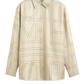 Shirt Classic Embroidered in Ivory