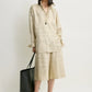 Shirt Classic Embroidered in Ivory