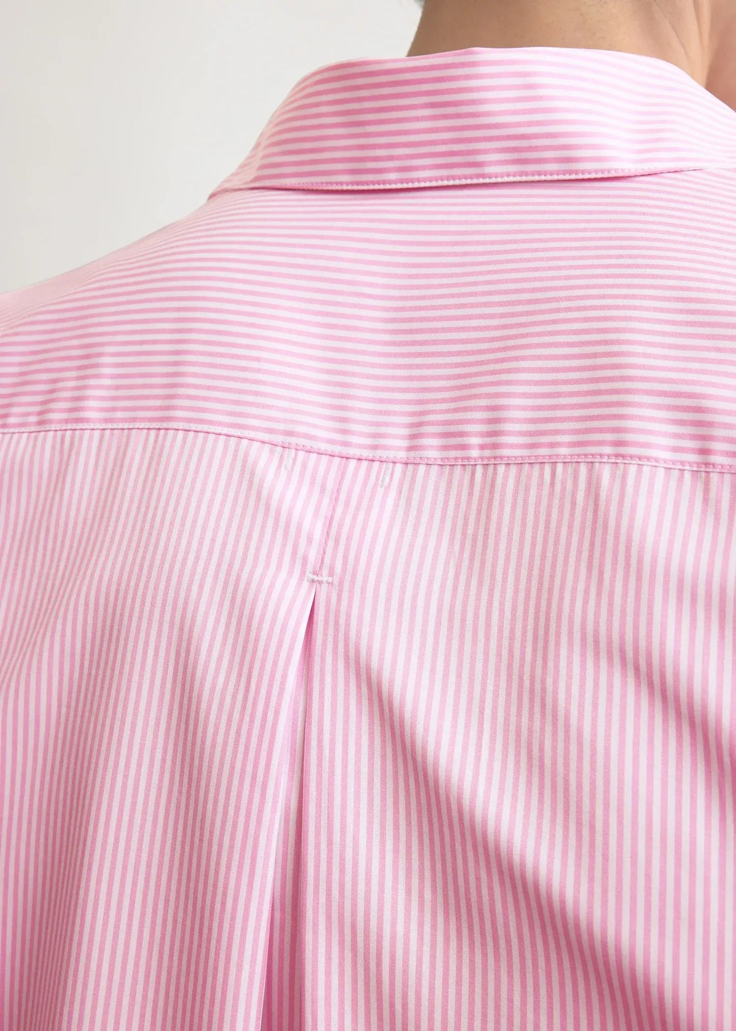 Shirt Classic Tumbled Striped in White Bloom