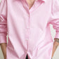 Shirt Classic Tumbled Striped in White Bloom