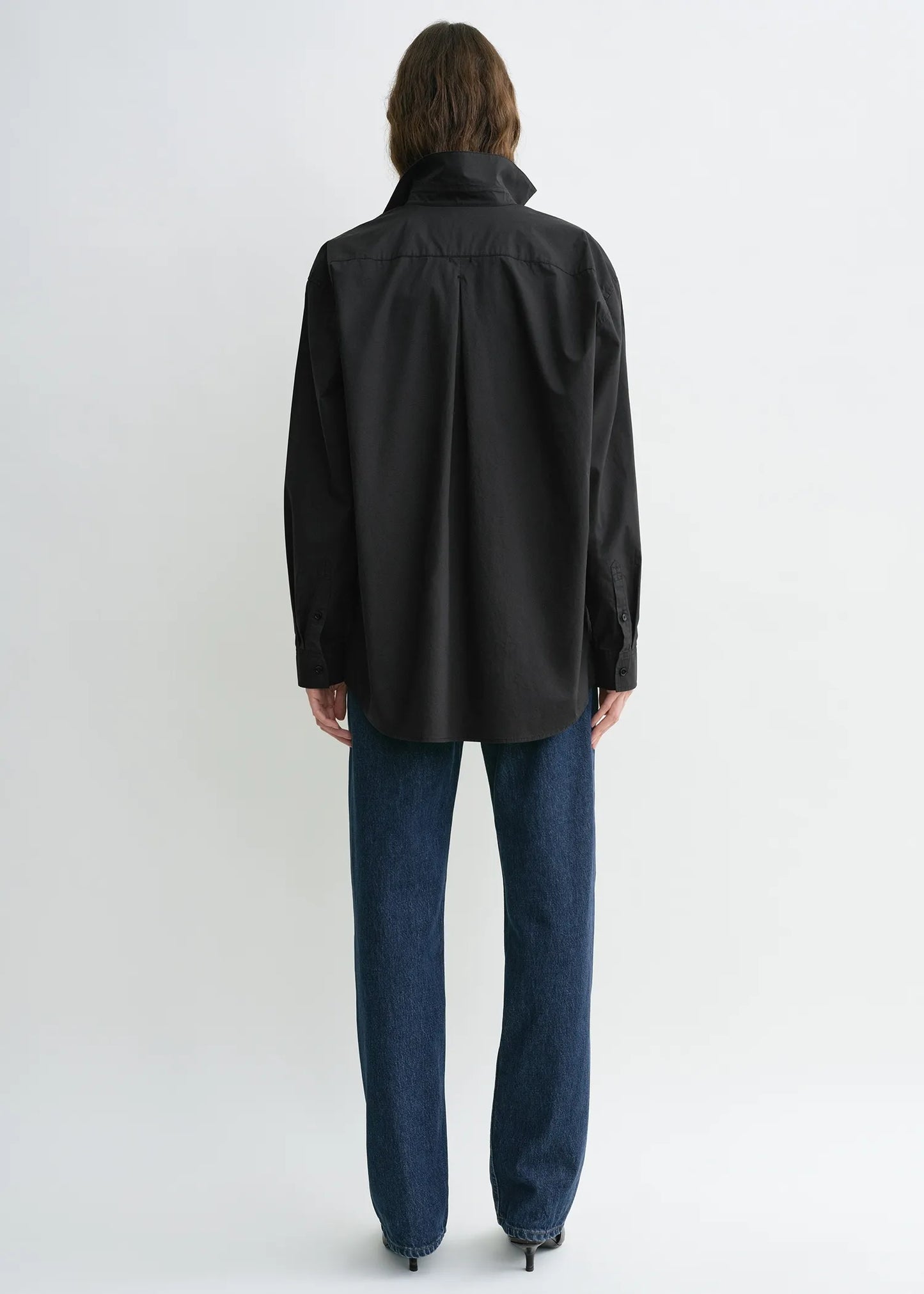 Shirt Classic Tumbled in Washed Black