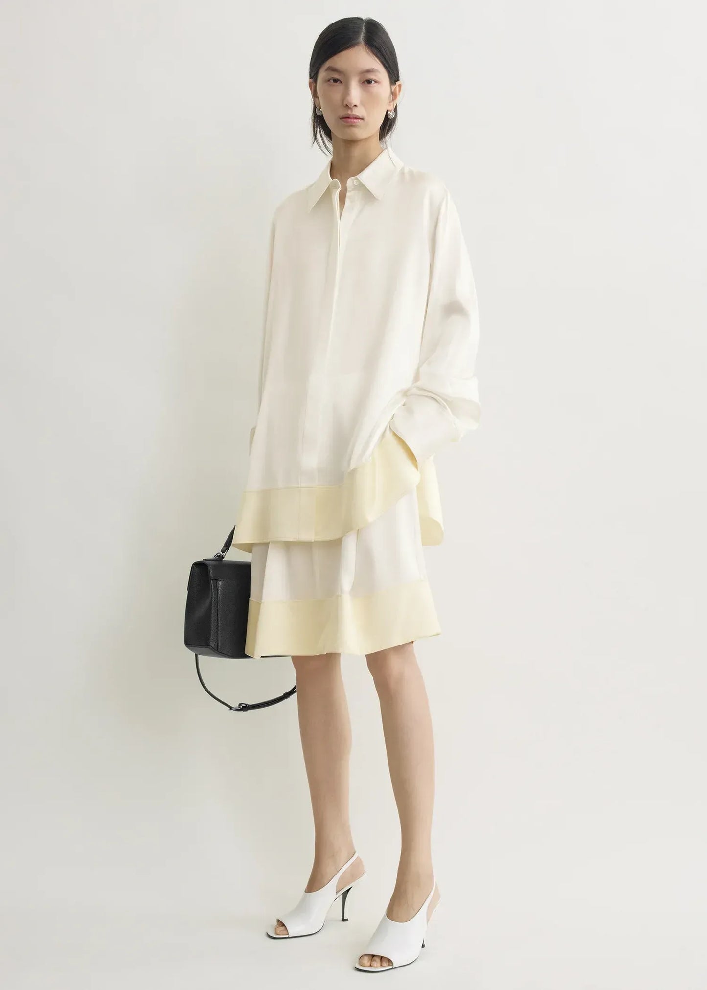 Shirt Soft Tuxedo in White