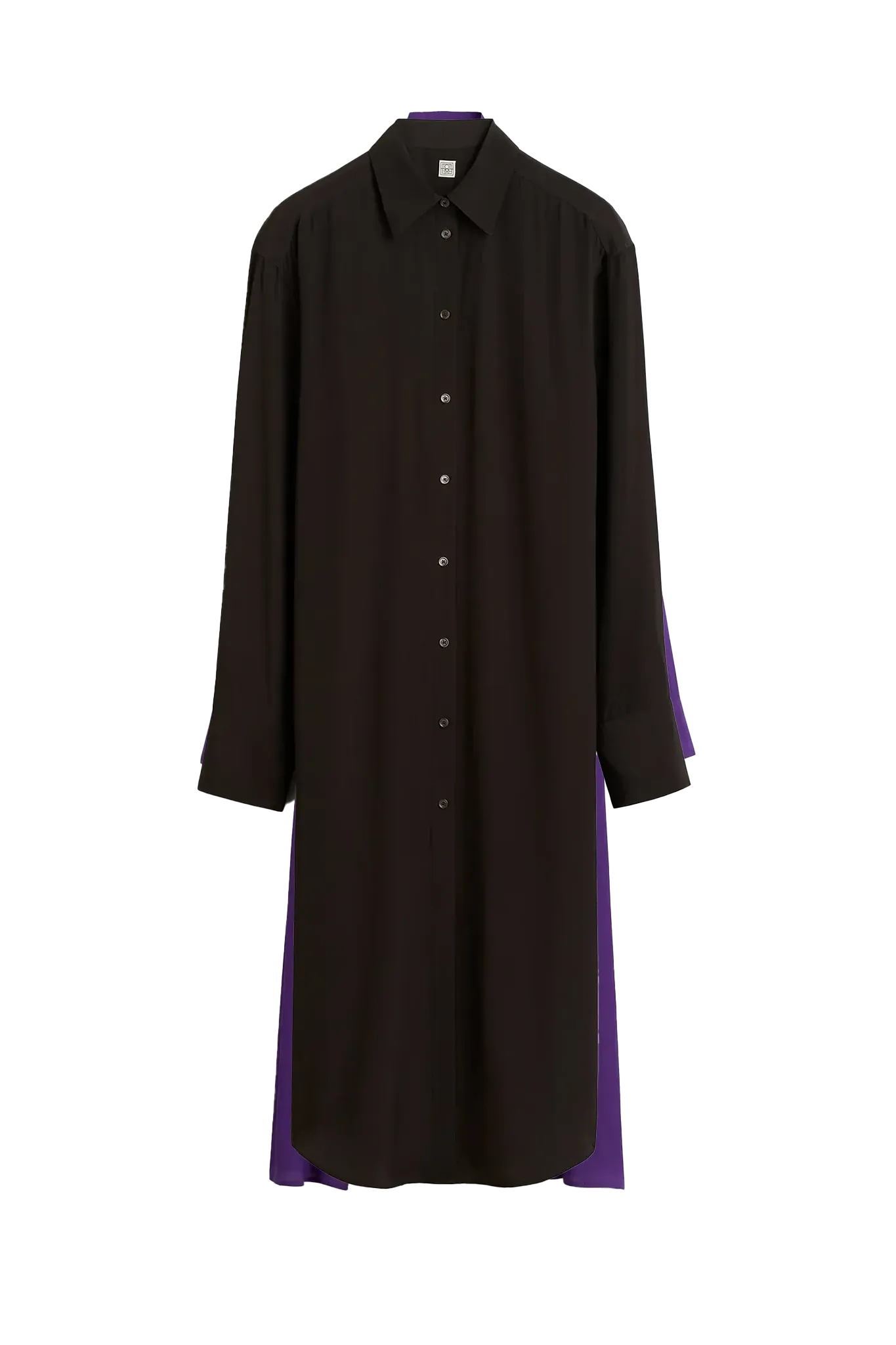 Shirtkleid Silk in Brown