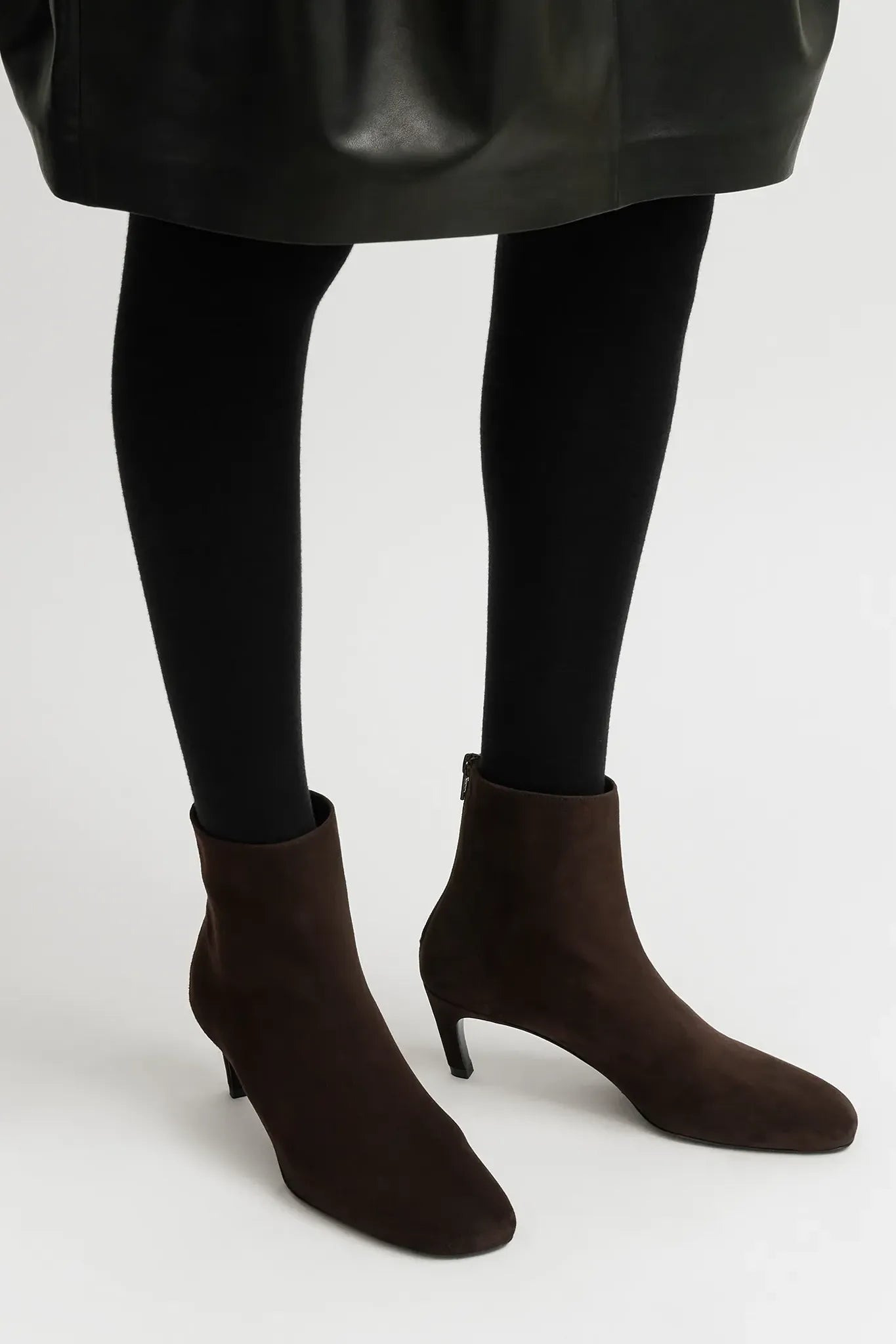 Stiefelette Soft Suede in Brown