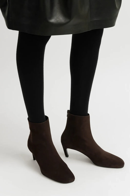 Stiefelette Soft Suede in Brown