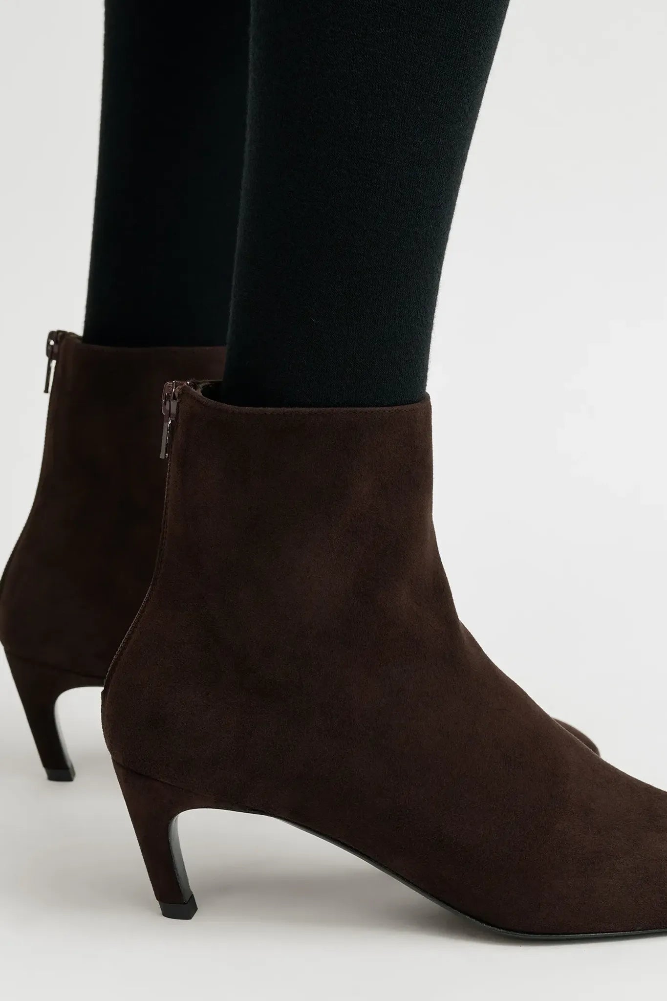 Stiefelette Soft Suede in Brown