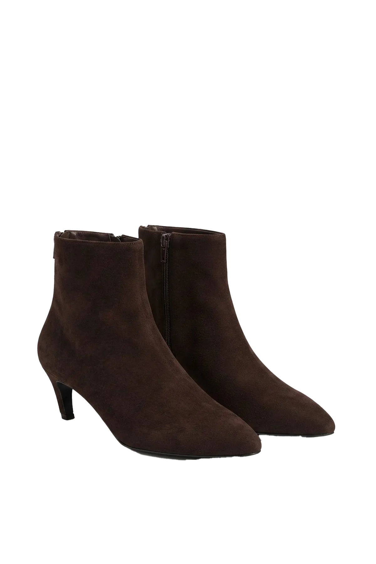 Stiefelette Soft Suede in Brown