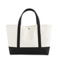 Tasche Beach Tote in Ecru-Black