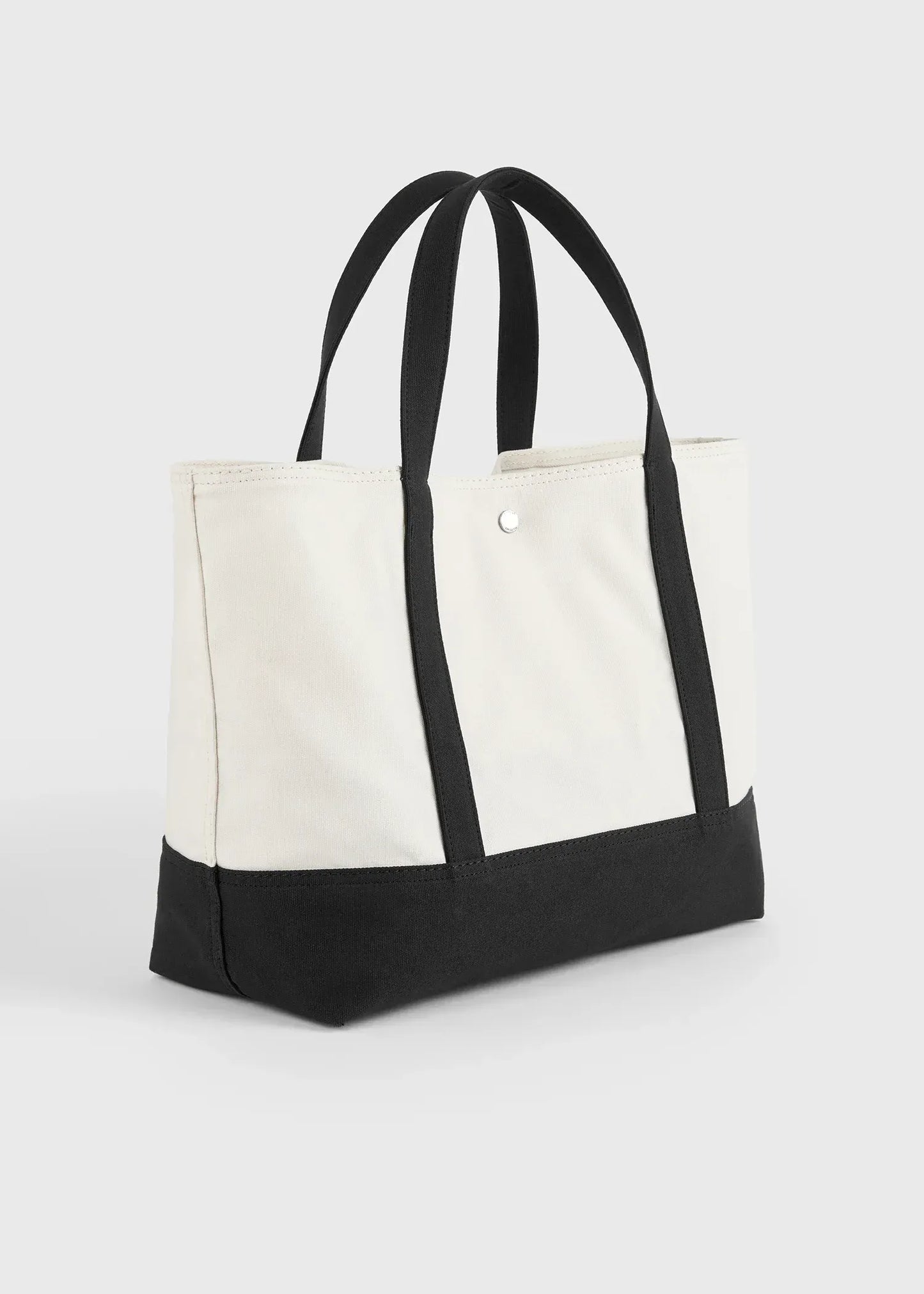 Tasche Beach Tote in Ecru-Black