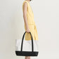 Tasche Beach Tote in Ecru-Black