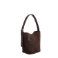 Tasche Petite Belted Suede Tote in Espresso