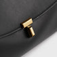 Tasche T-Lock Leather Satchel in Black