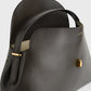 Tasche T-Lock Leather Top Handle in Bark