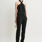 Top Twisted Jersey in Black