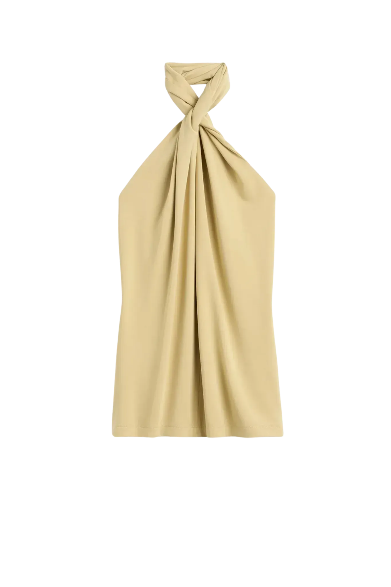 Top Twisted Jersey in Chai