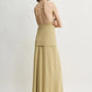Top Twisted Jersey in Chai