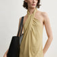 Top Twisted Jersey in Chai