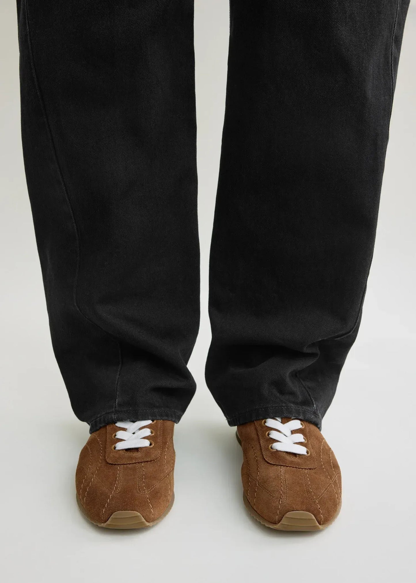 Sneaker Flex Suede in Copper