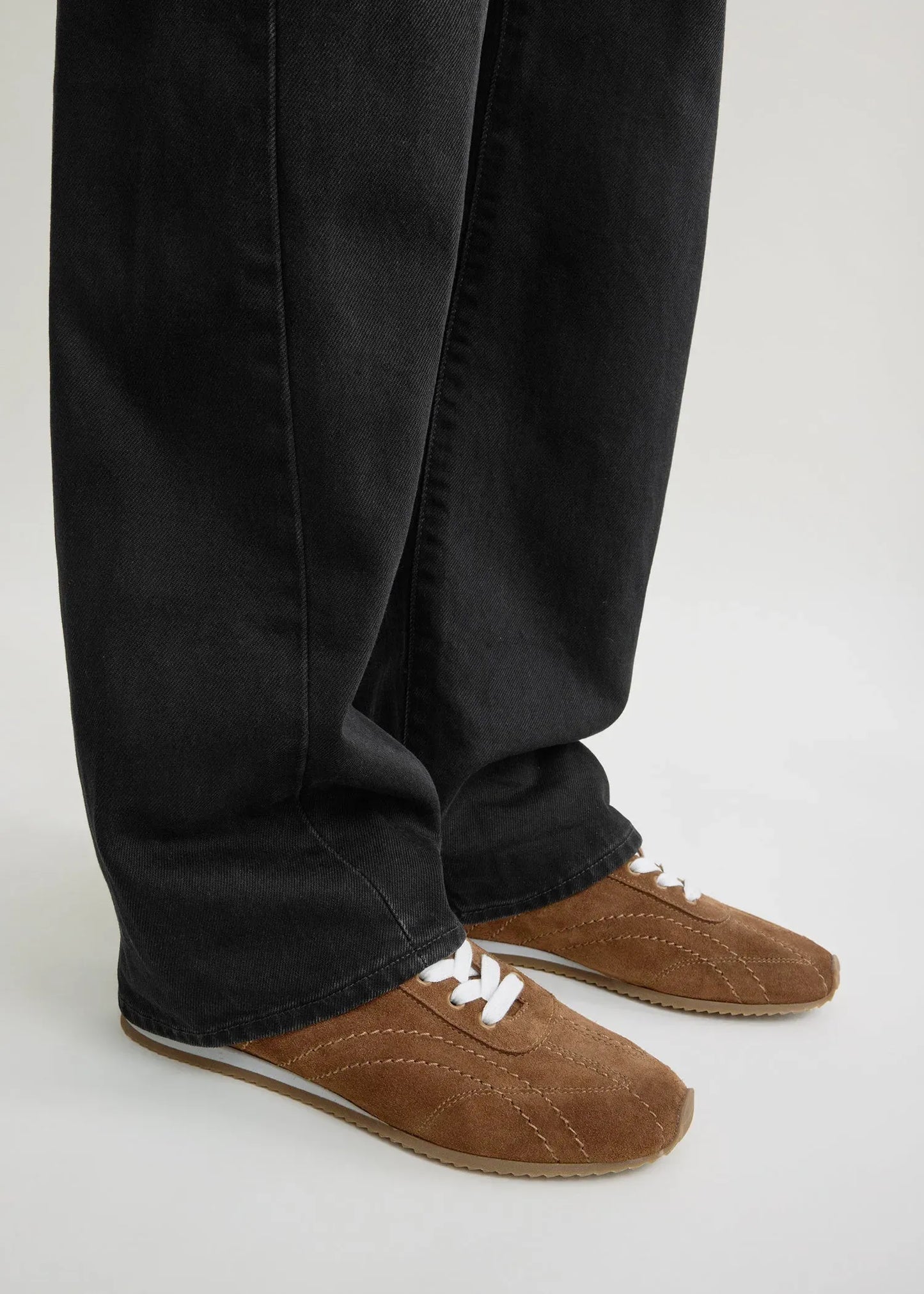 Sneaker Flex Suede in Copper