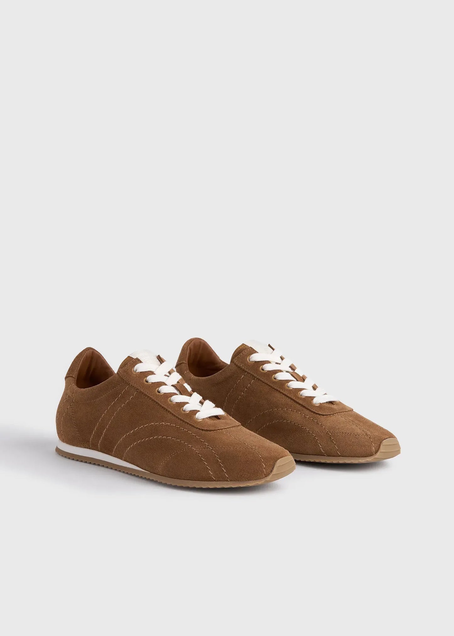 Sneaker Flex Suede in Copper