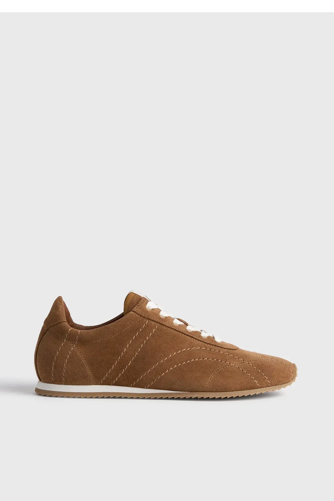 Sneaker Flex Suede in Copper