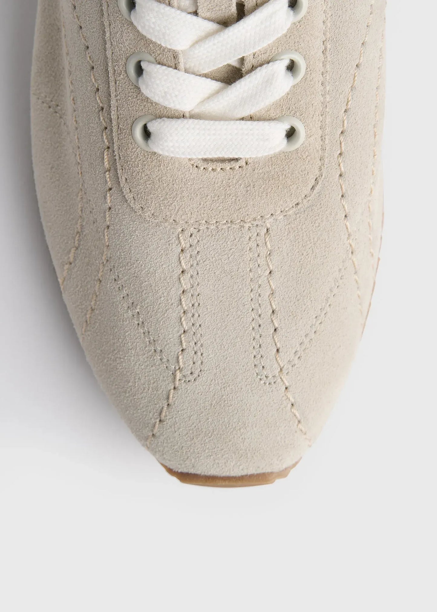 Sneaker Flex Suede in Stone