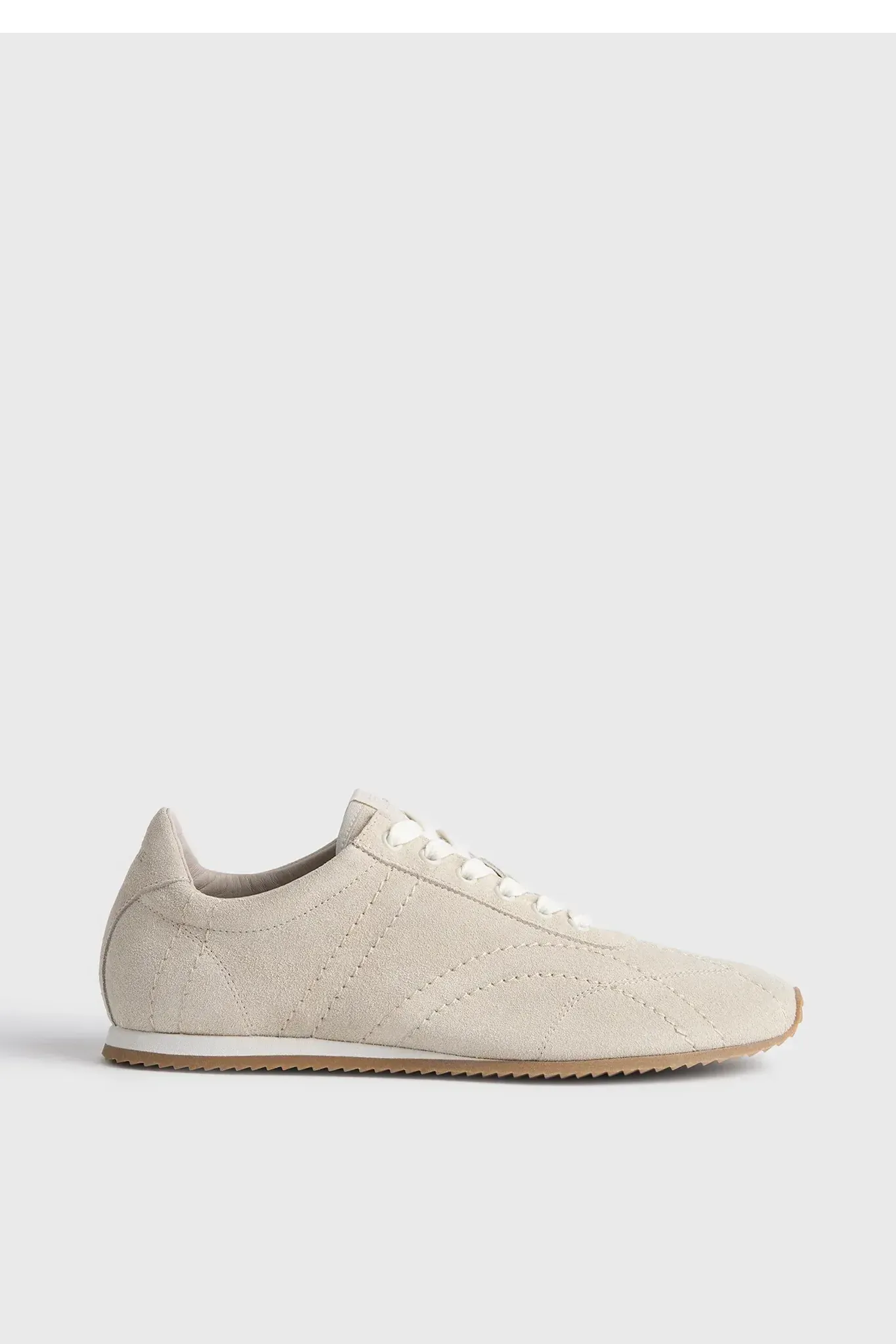 Sneaker Flex Suede in Stone