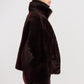 Lammfelljacke Jackson in Red Wine